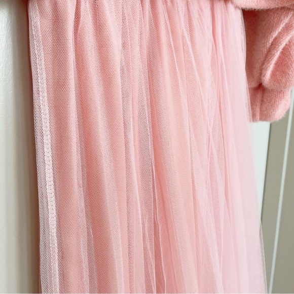 Pink Feminine Coquette Dress Set with Tweed top - Picture 6 of 13